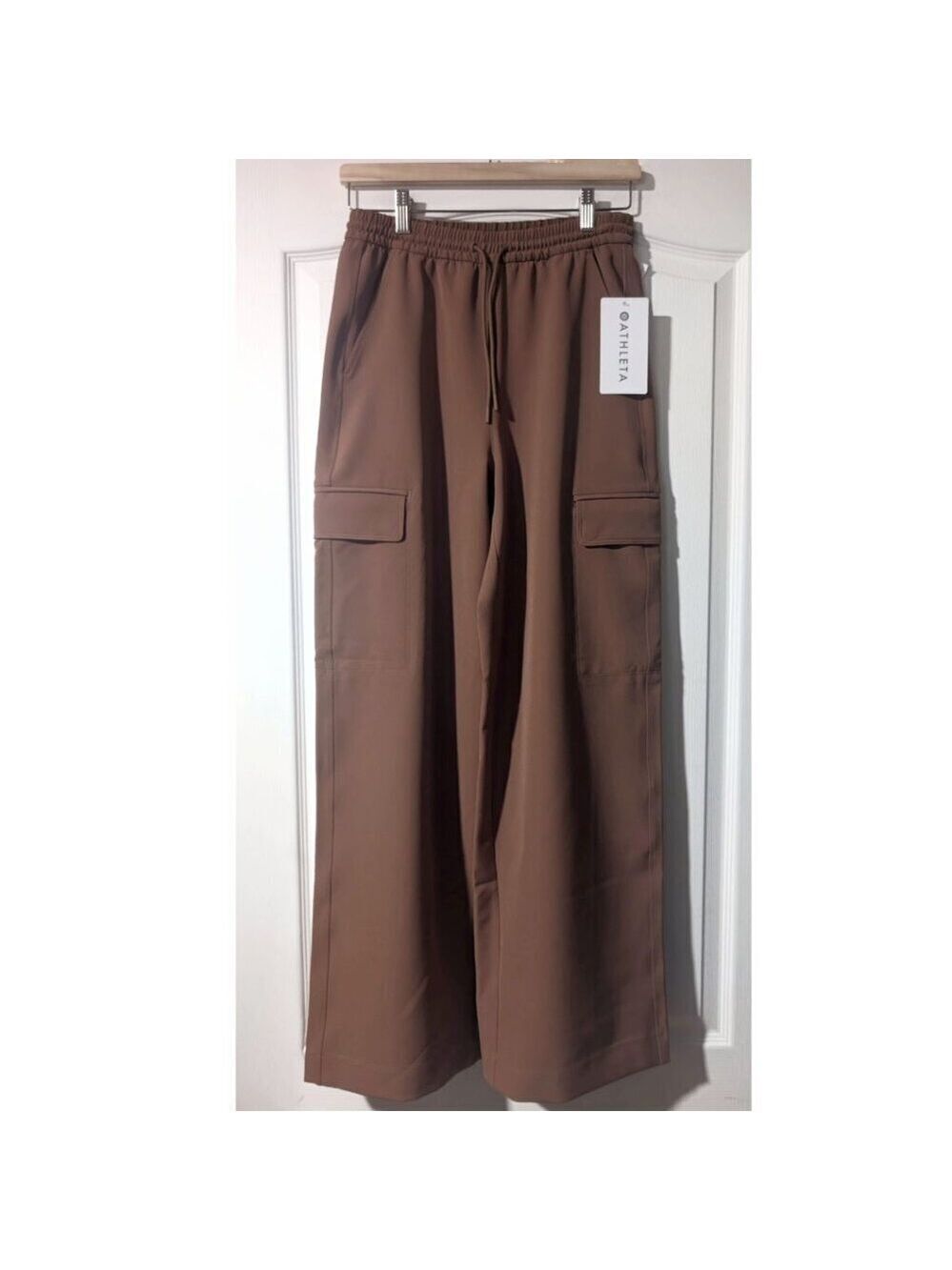 Athleta | Promenade High Rise Cargo Pant In Walnut - Picture 3 of 13